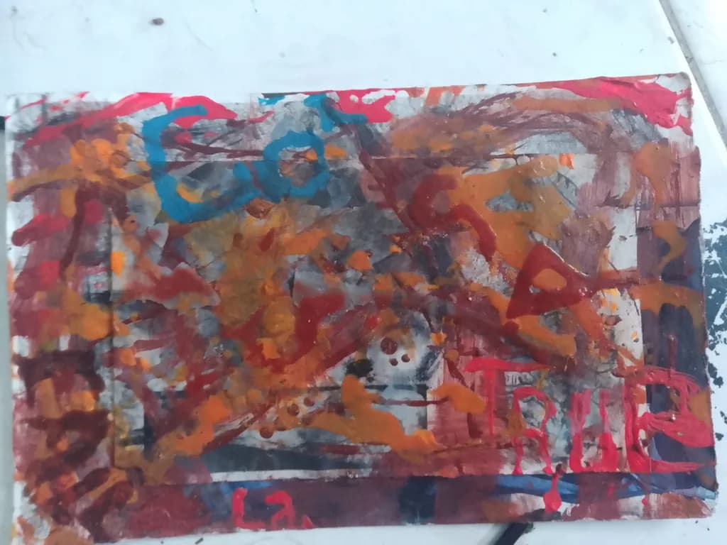 Abstract Color Burst