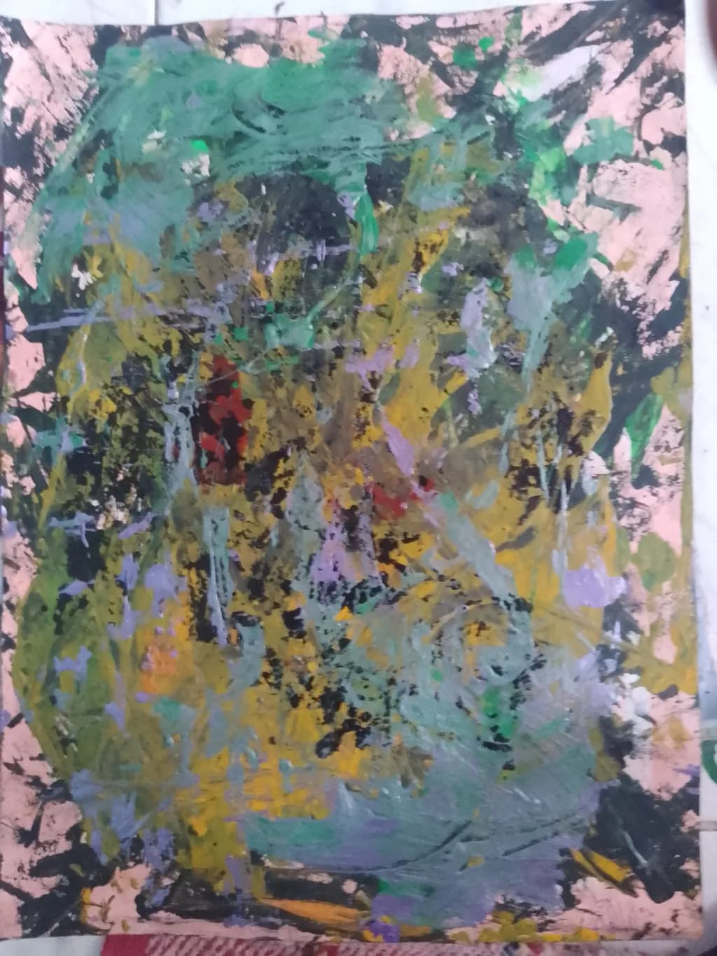 Abstract Forest Canvas