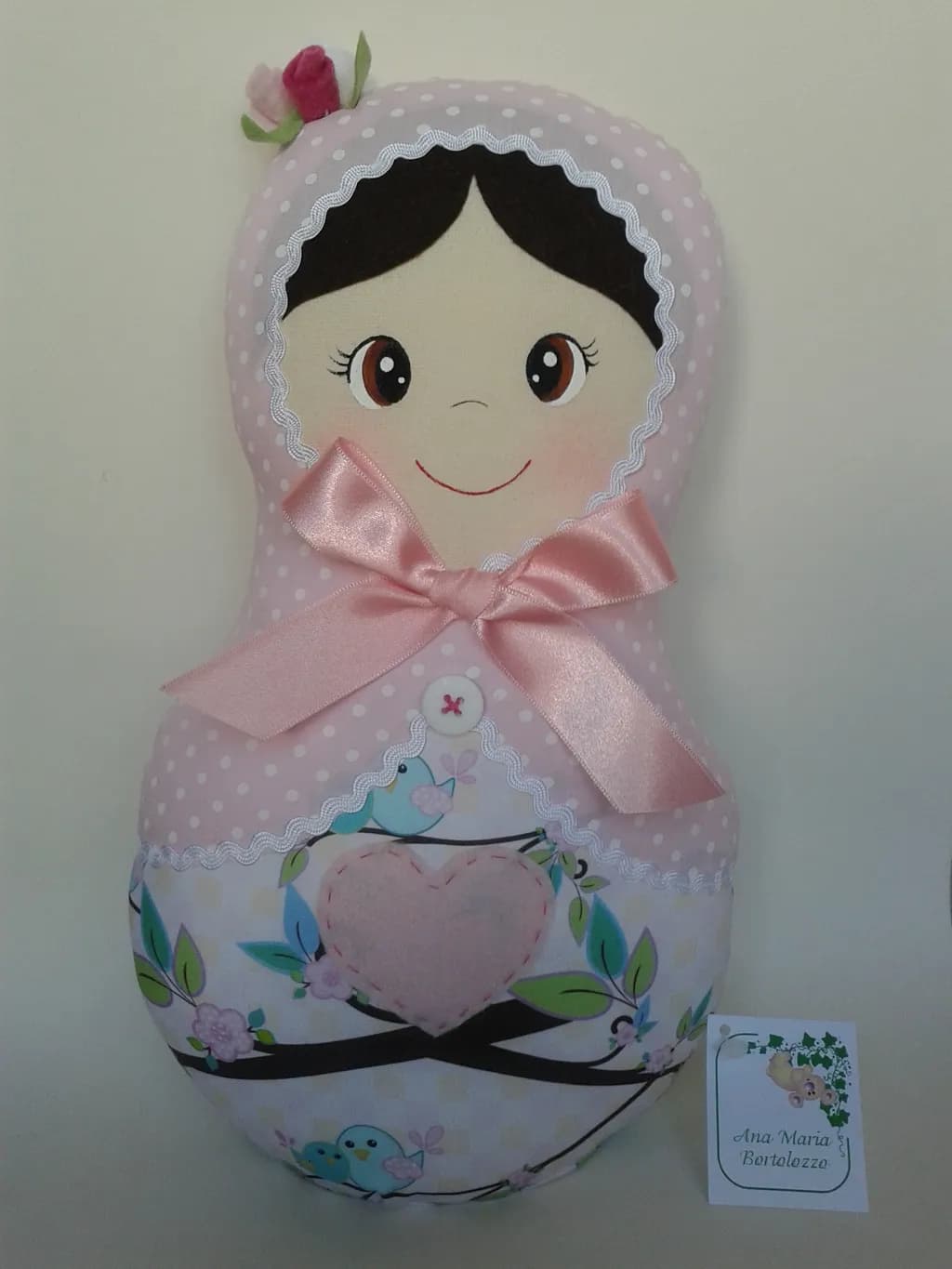 Doll with Floral Accent
