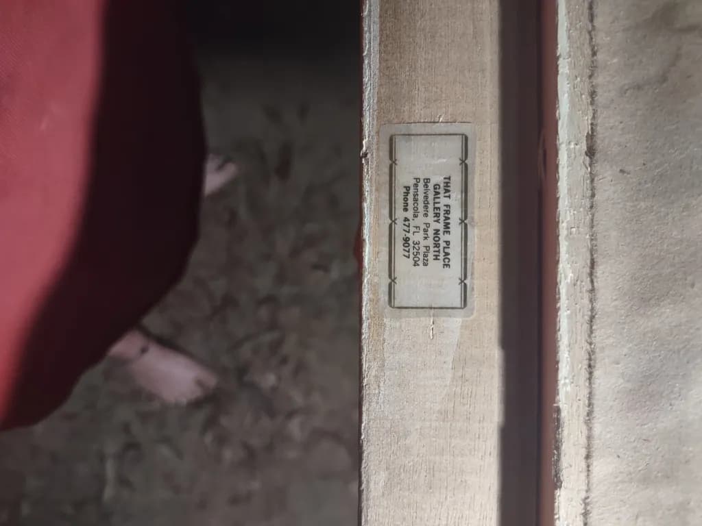 Vintage Frame Label