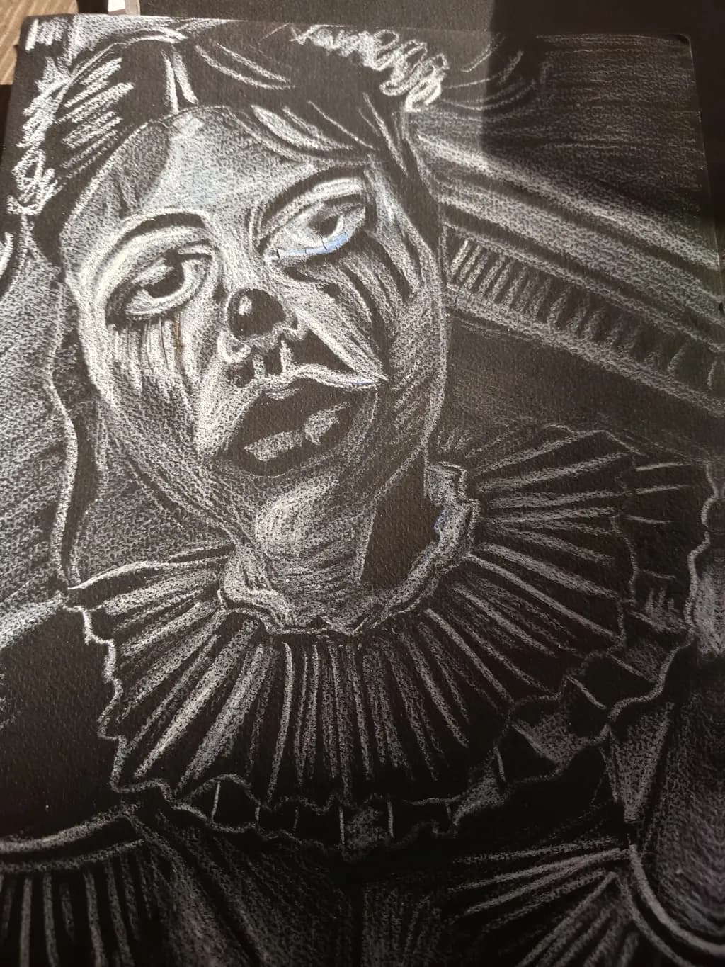 Haunting Clown Portrait