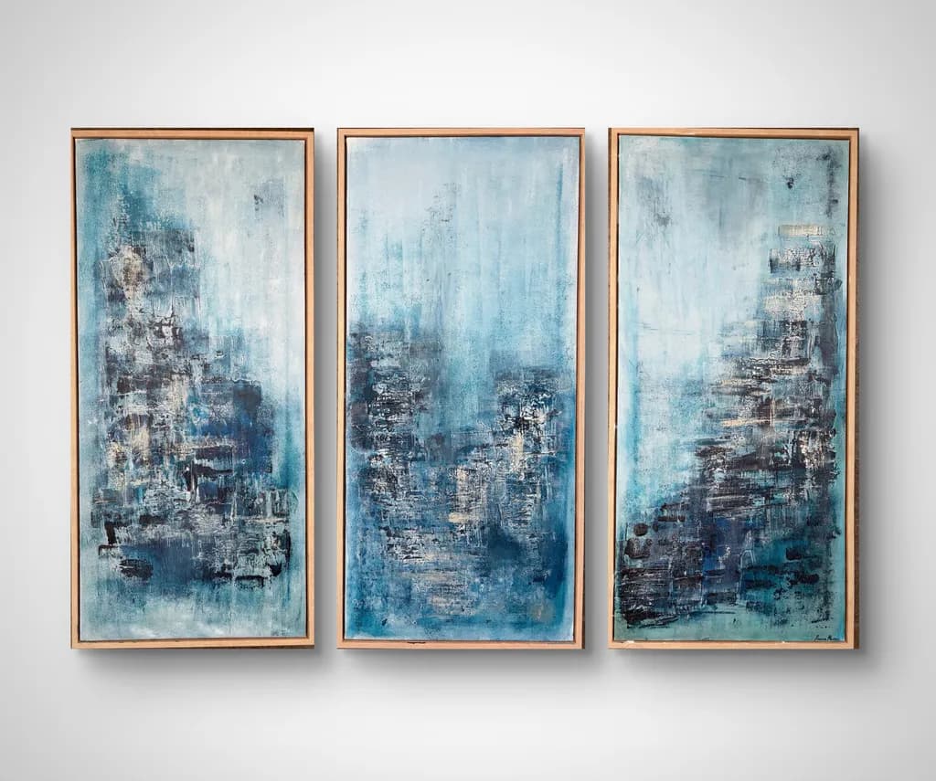 Blue Mosaic Trio