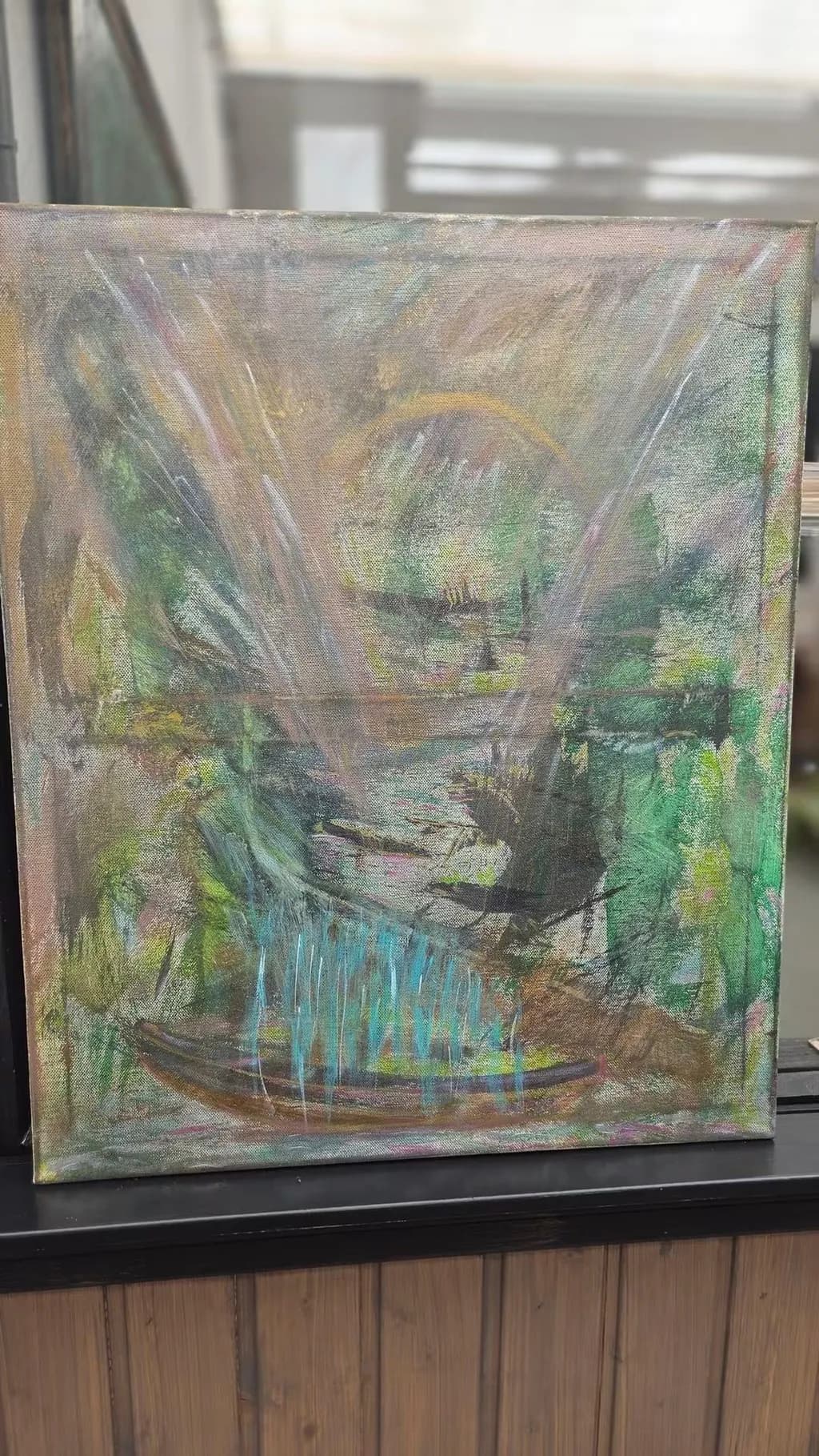 Rainfall Over Boat