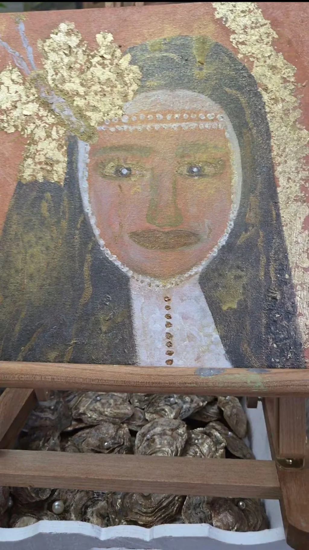 Golden Nun Portrait