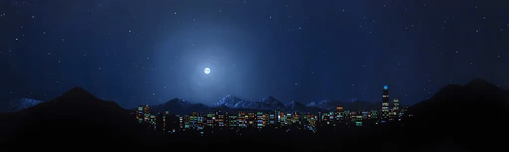 Blue Nightscape