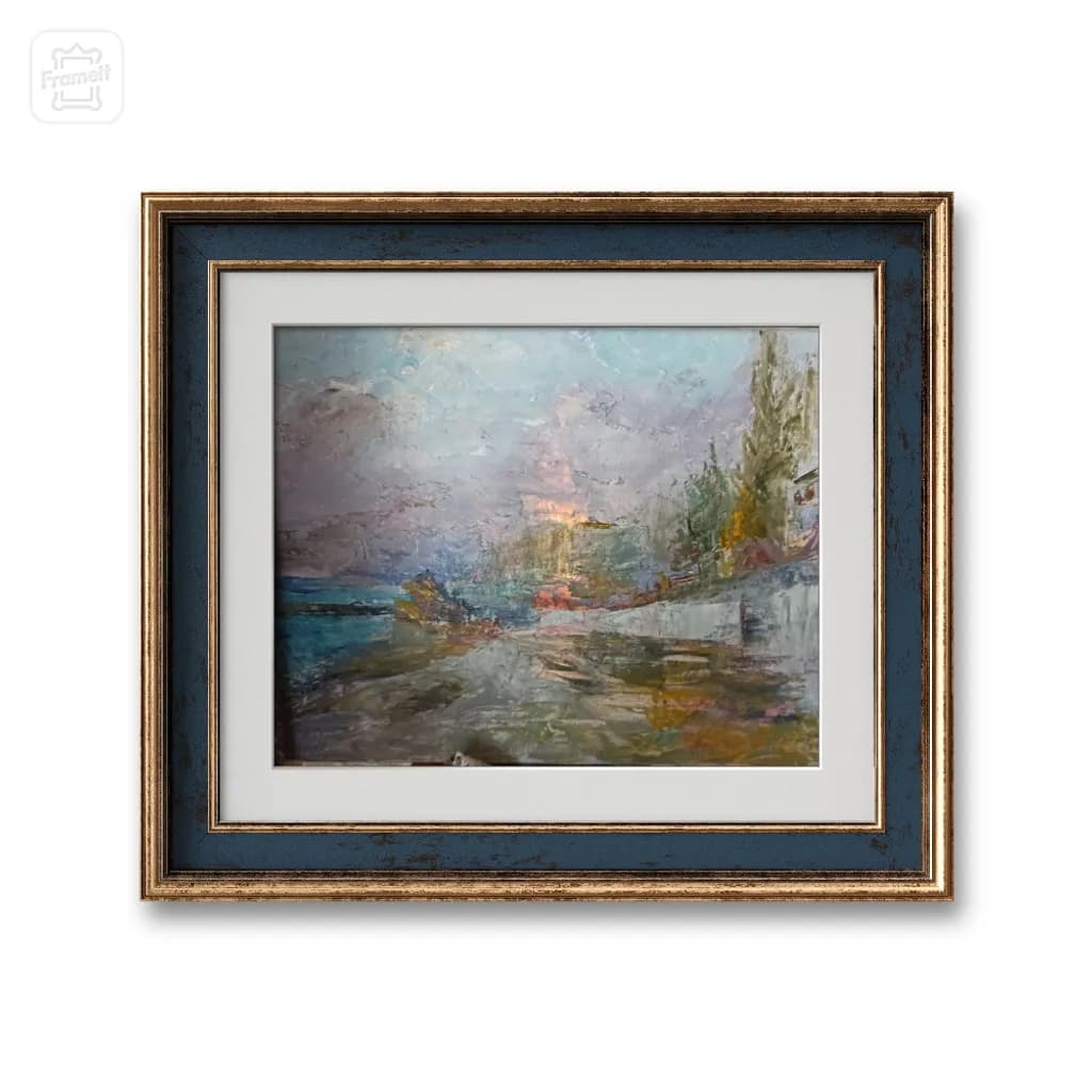 Misty Waterfront