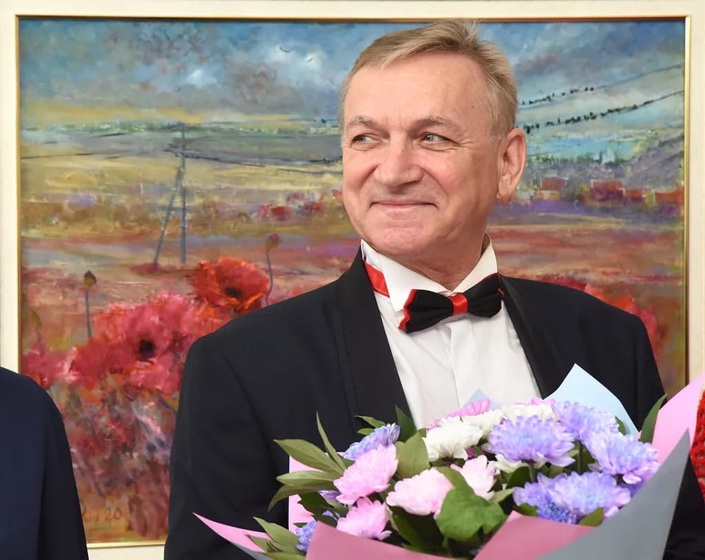 Gentleman with Bouquet