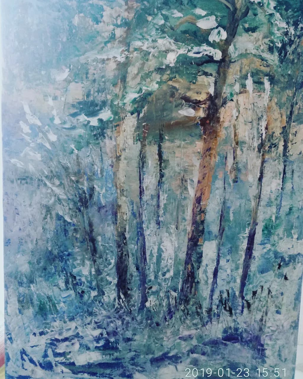 Misty Forest Reflections