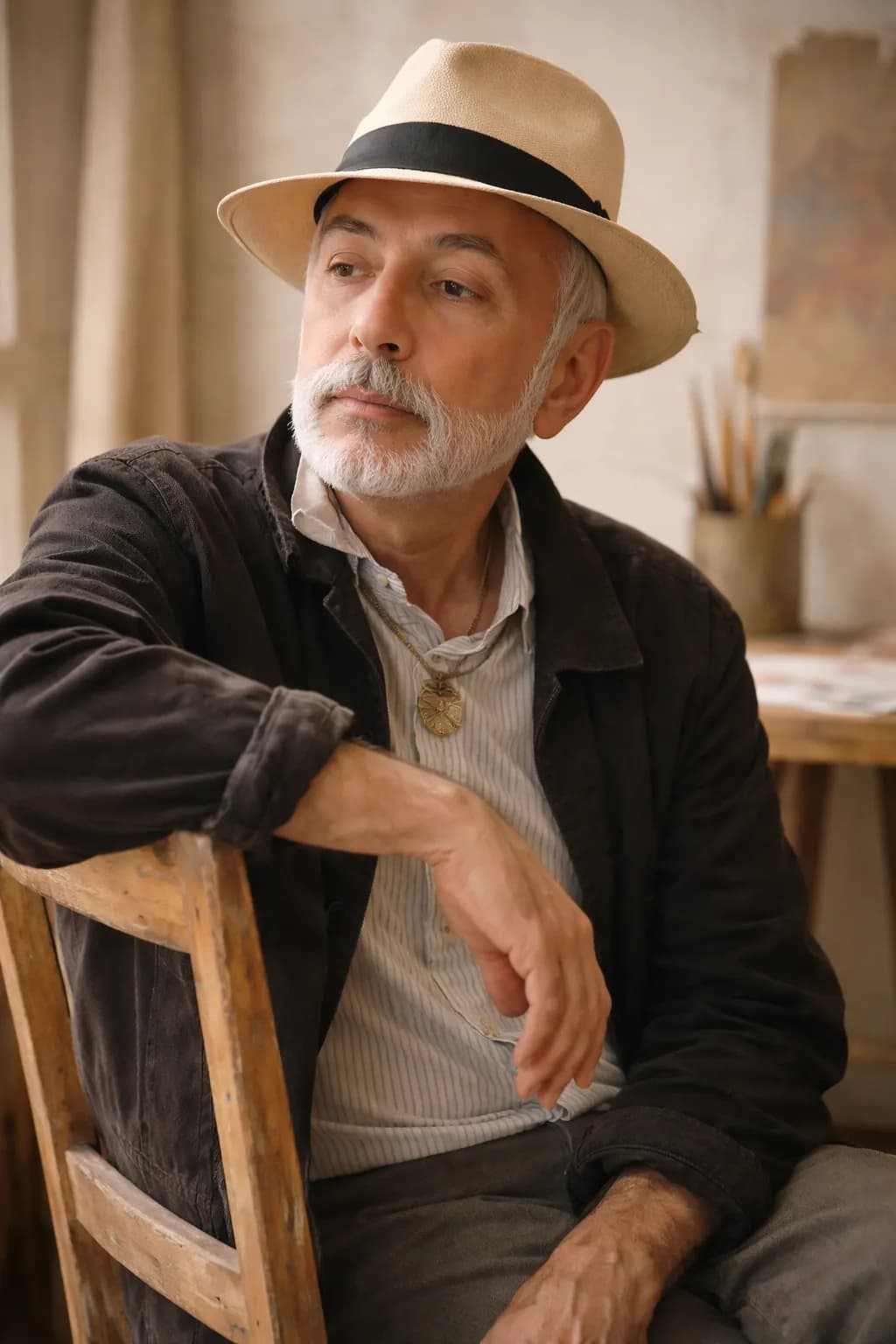 Contemplative Artist