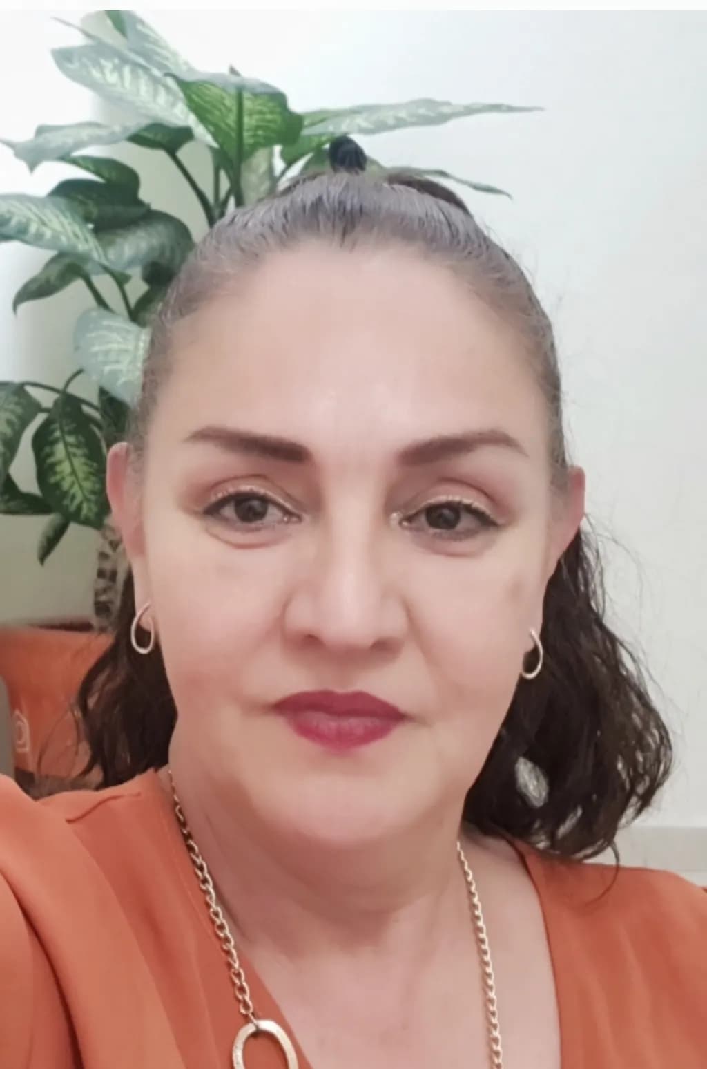 Portrait in Orange