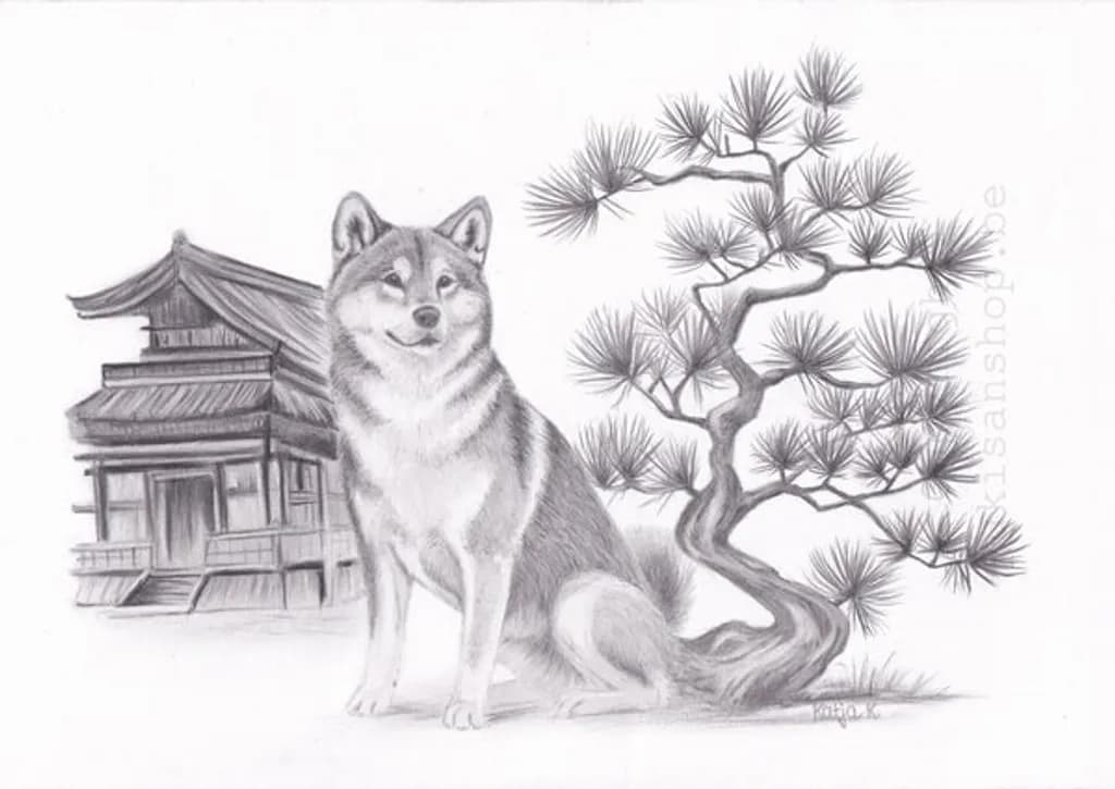 Monochrome Canine Harmony