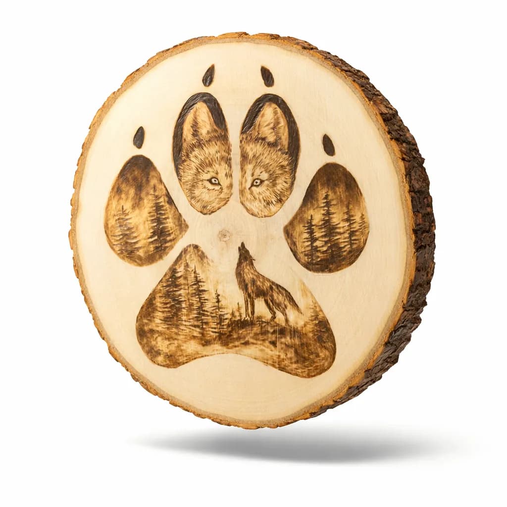 Wolf Paw Print