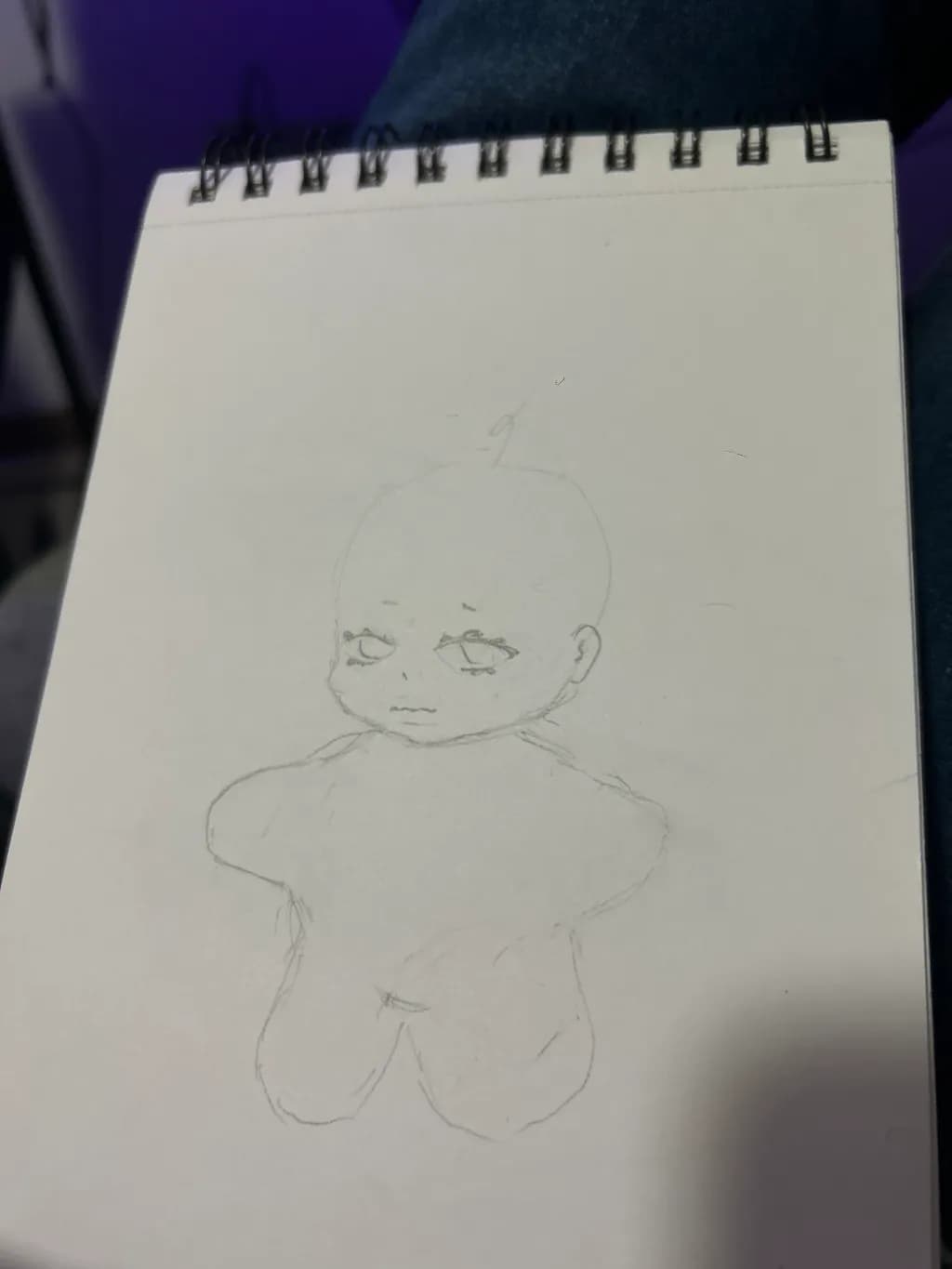 Pensive Doll Sketch