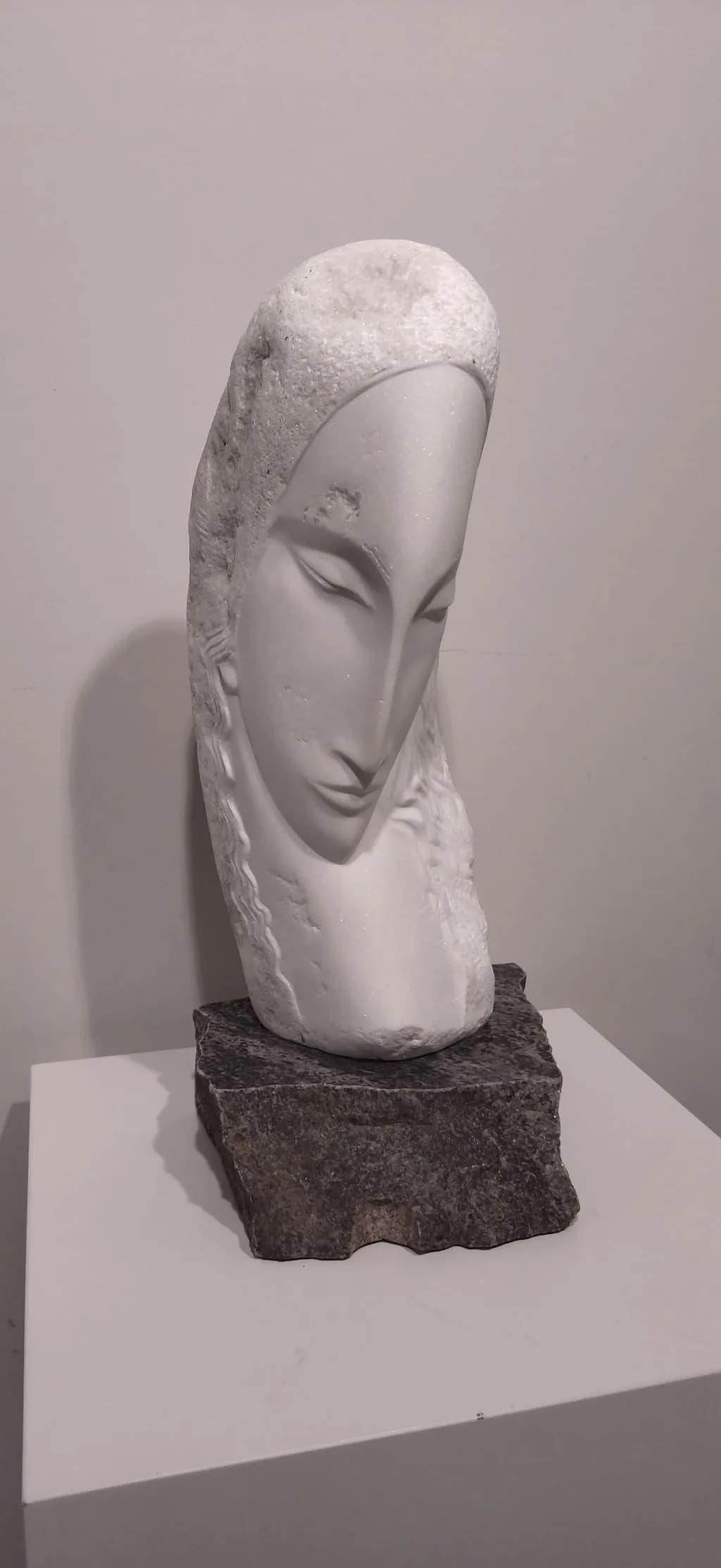 Serene Stone Face
