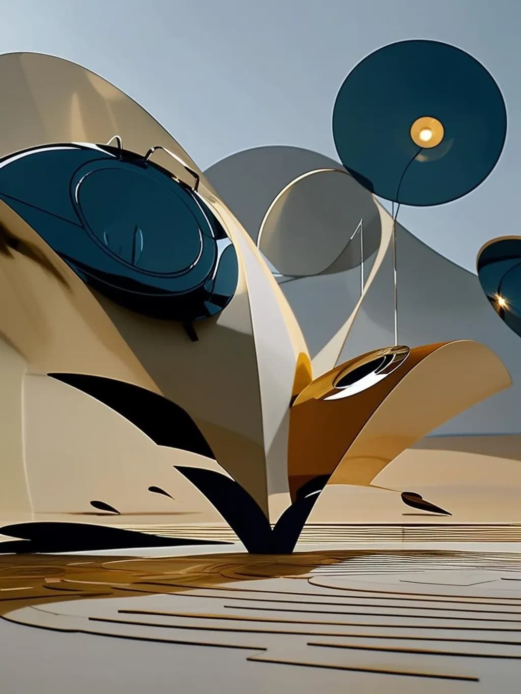 Abstract Golden Curves