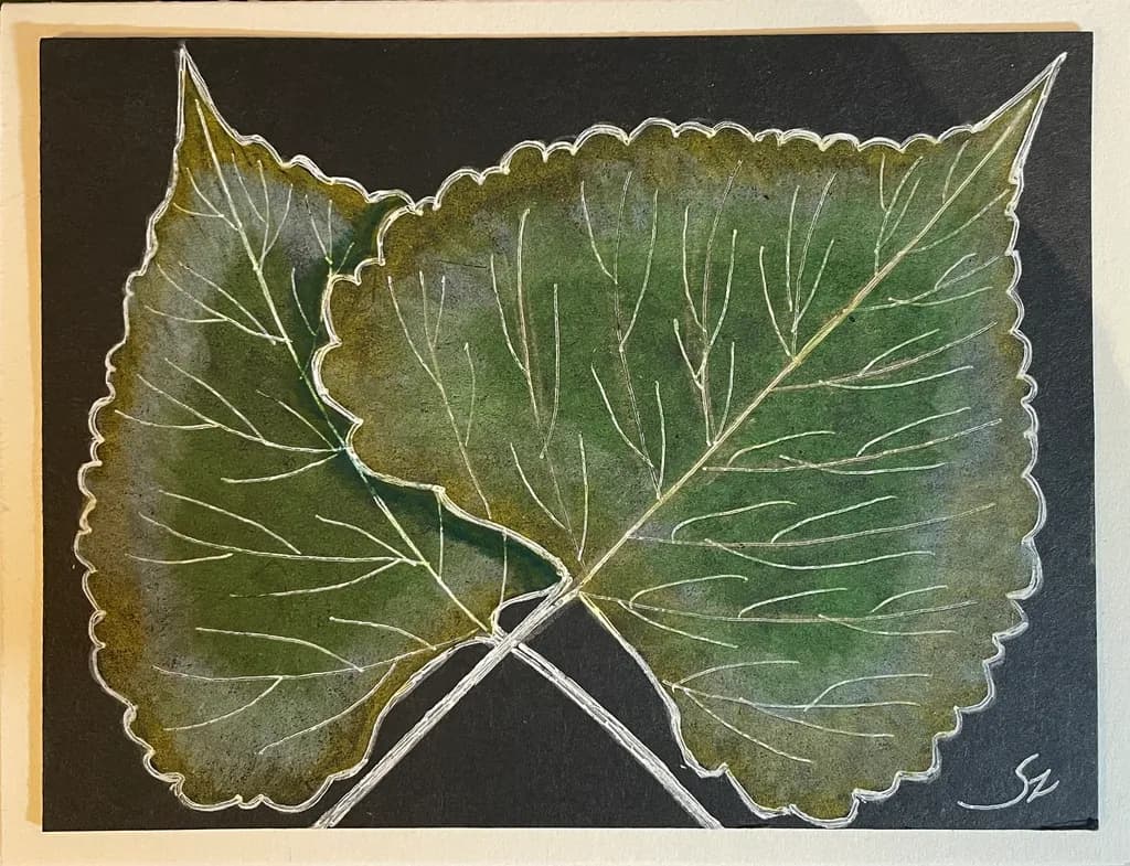 Leafy Contrast