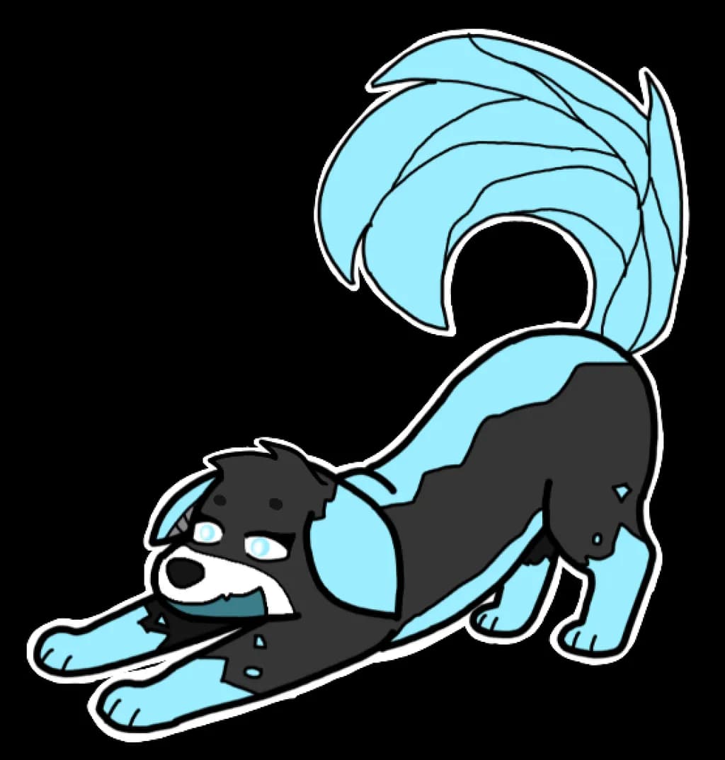 Stretching Pup