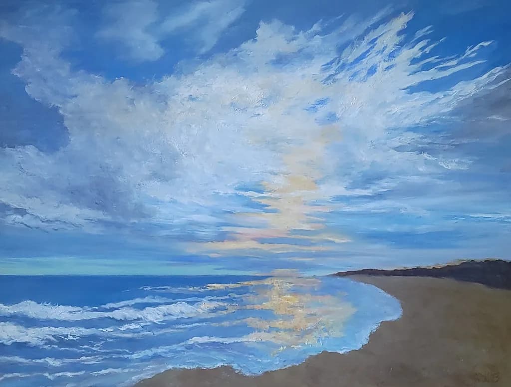 Coastal Sky Reflection