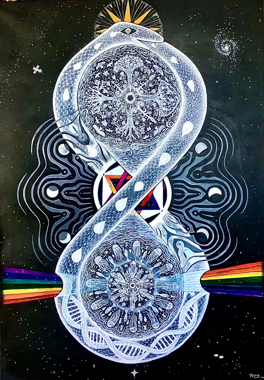Cosmic Serpent Mandala