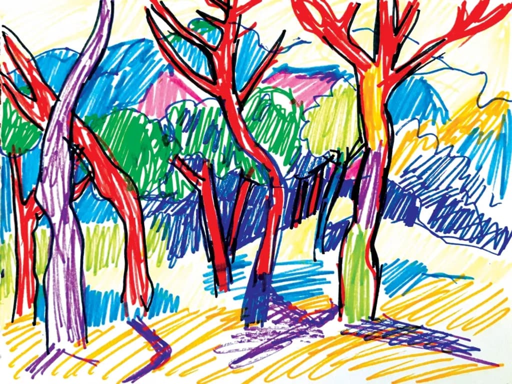 Colorful Treescape