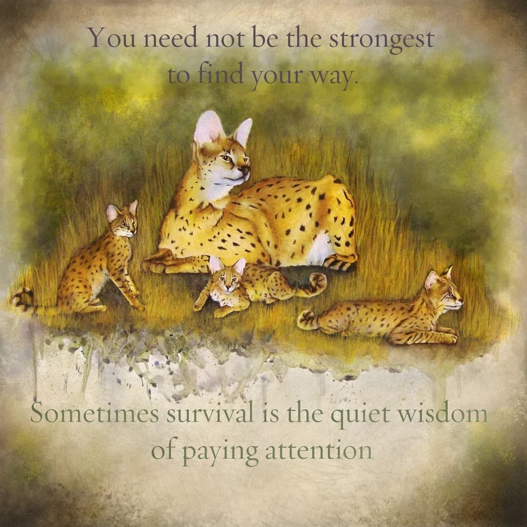 Serval Strength with Words