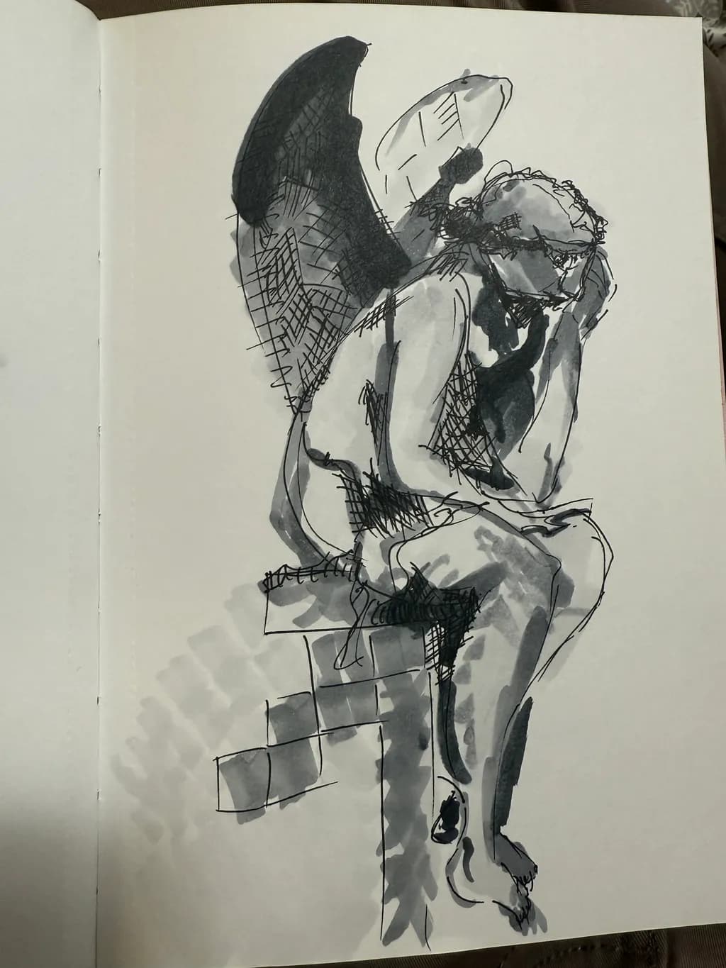 Contemplative Angel