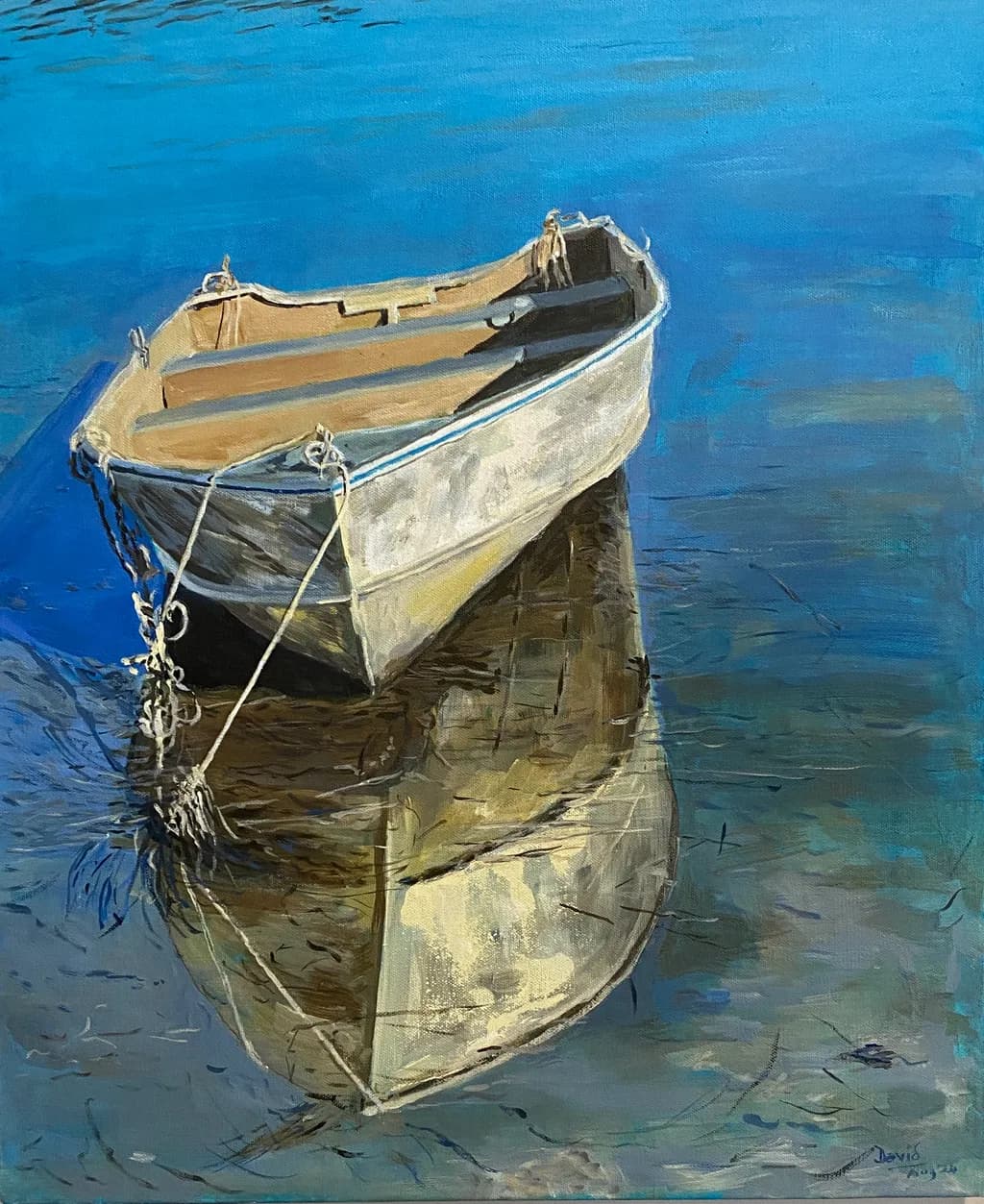 Reflections in Blue