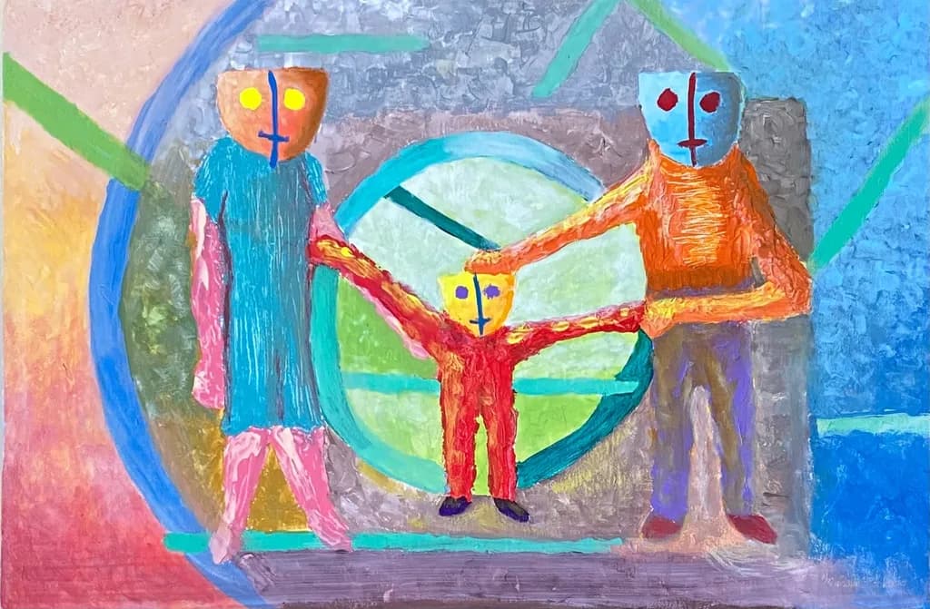 Abstract Figures Scene