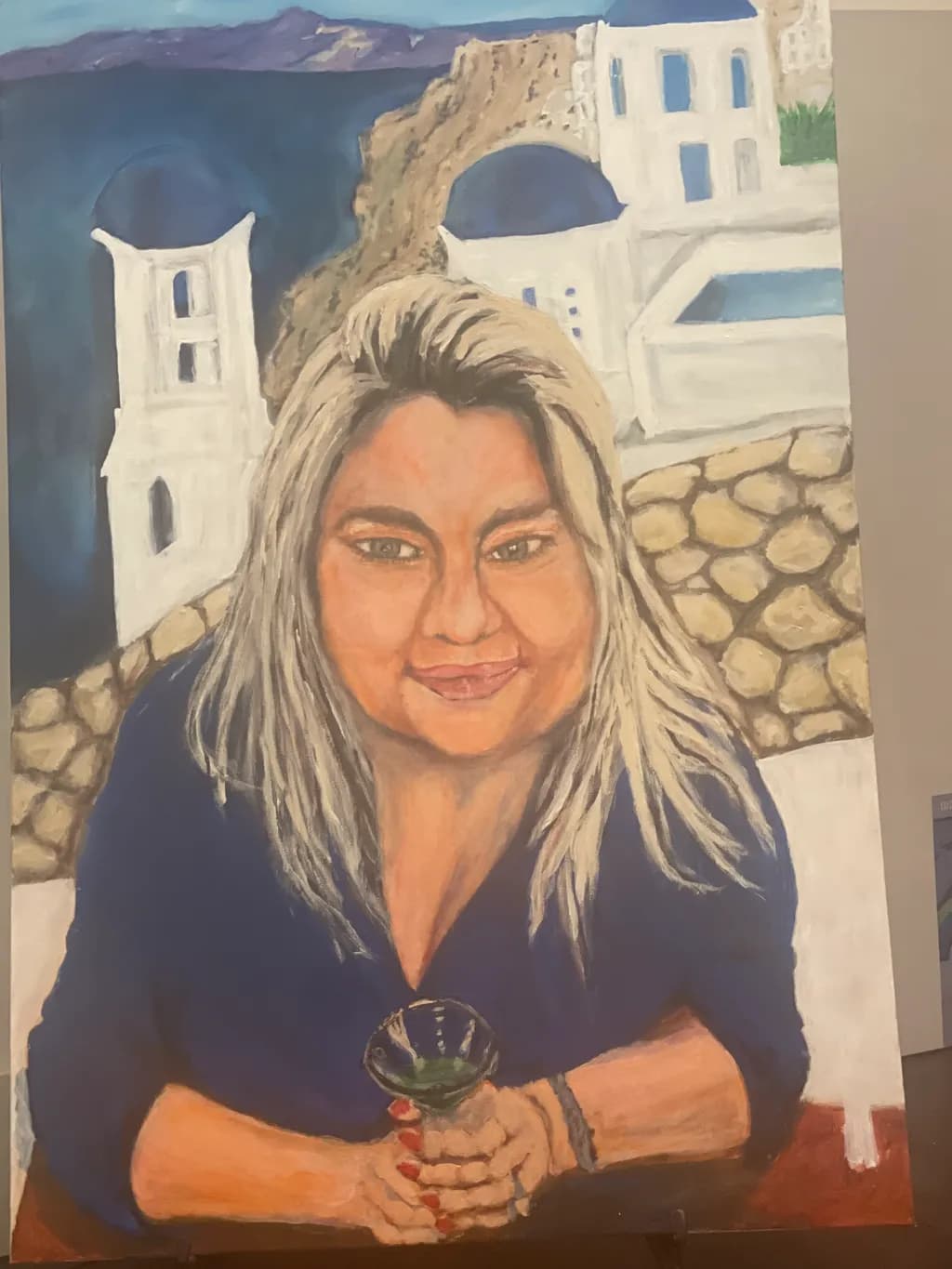 Santorini Portrait