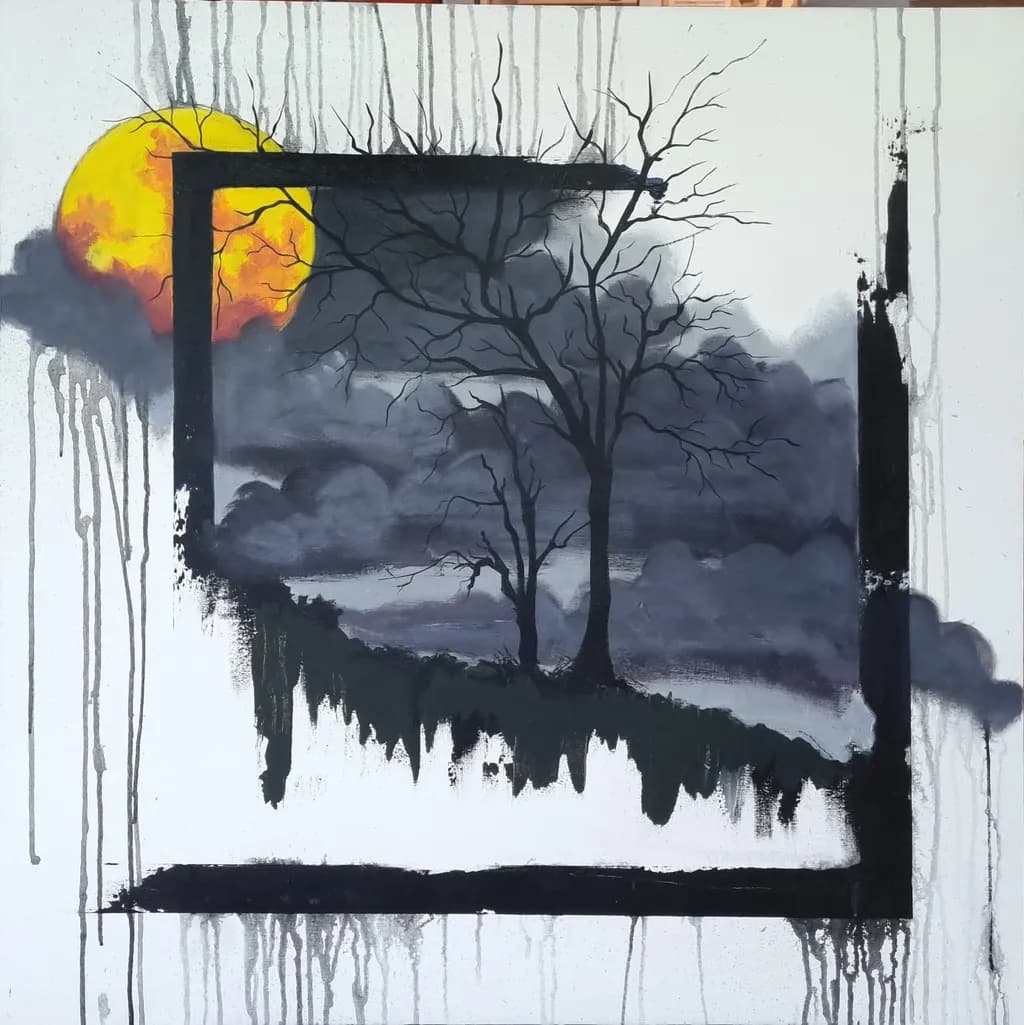 Framed Sunset