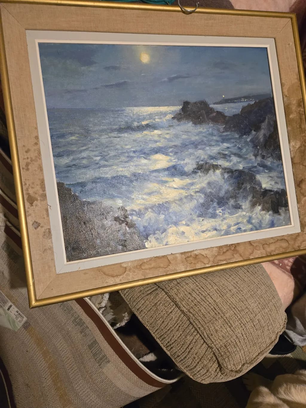 Moonlit Ocean Waves