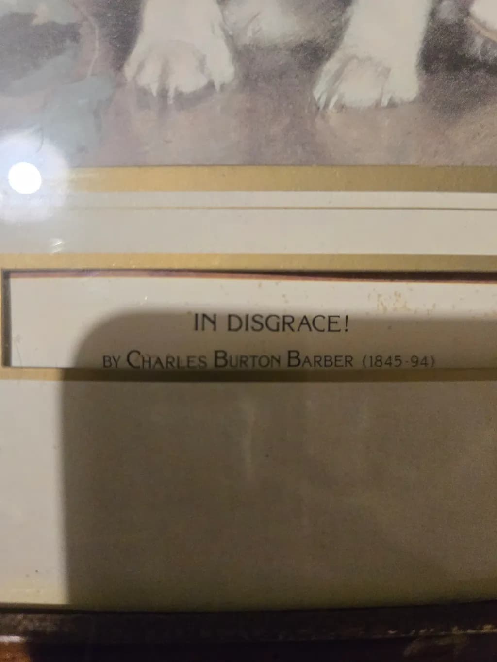 In Disgrace!