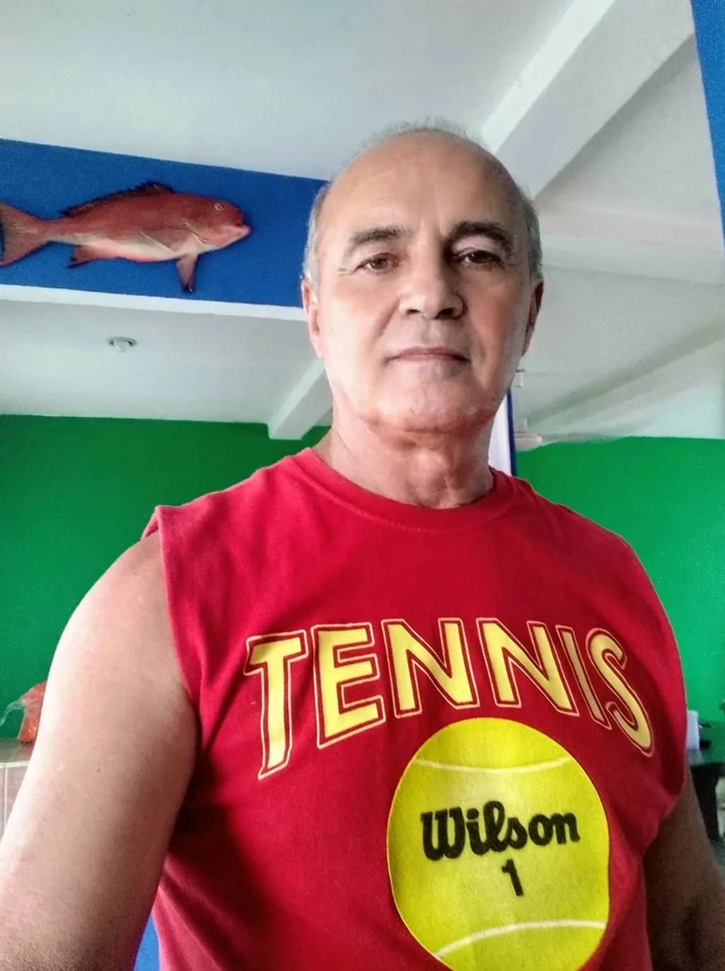 Tennis Red Shirt