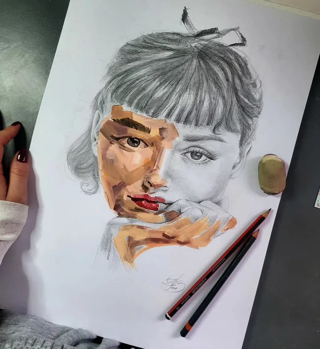 Duality in Portraiture