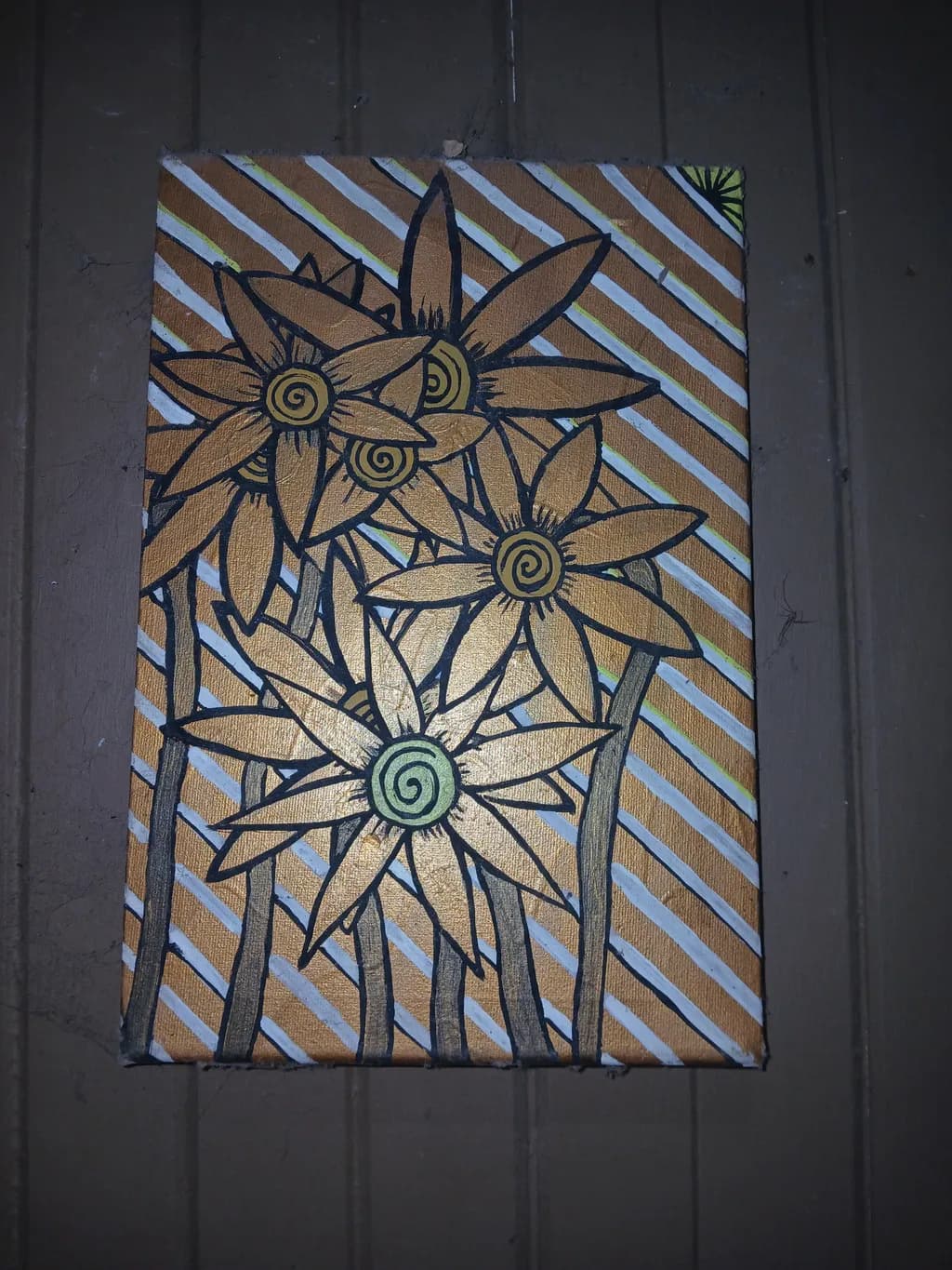 Golden Floral Patterns