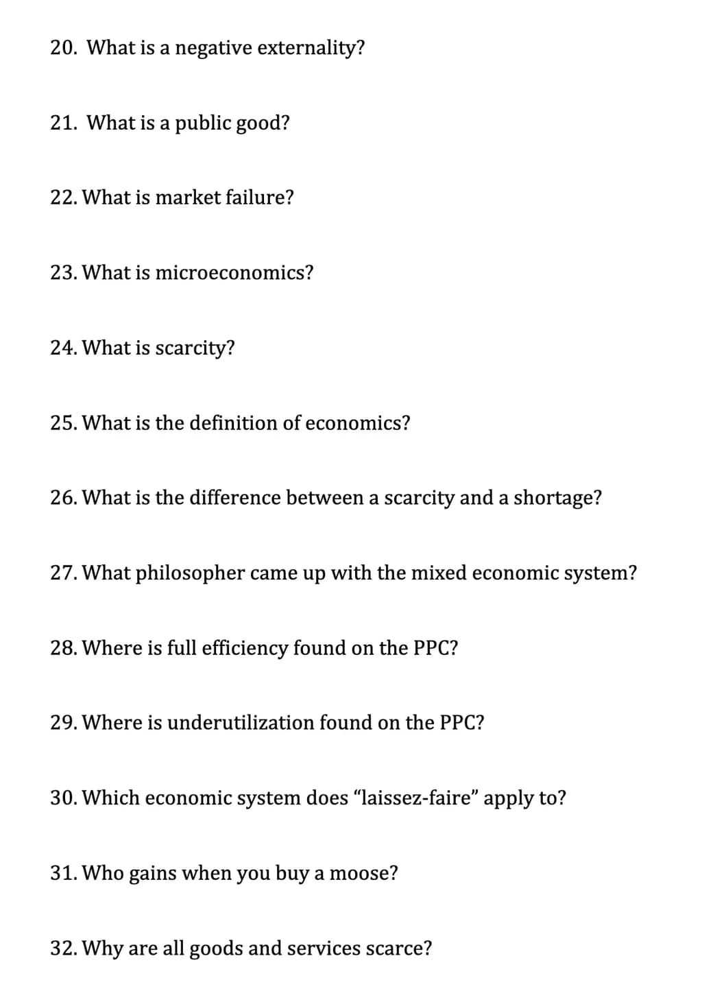 Economic Concepts Explained