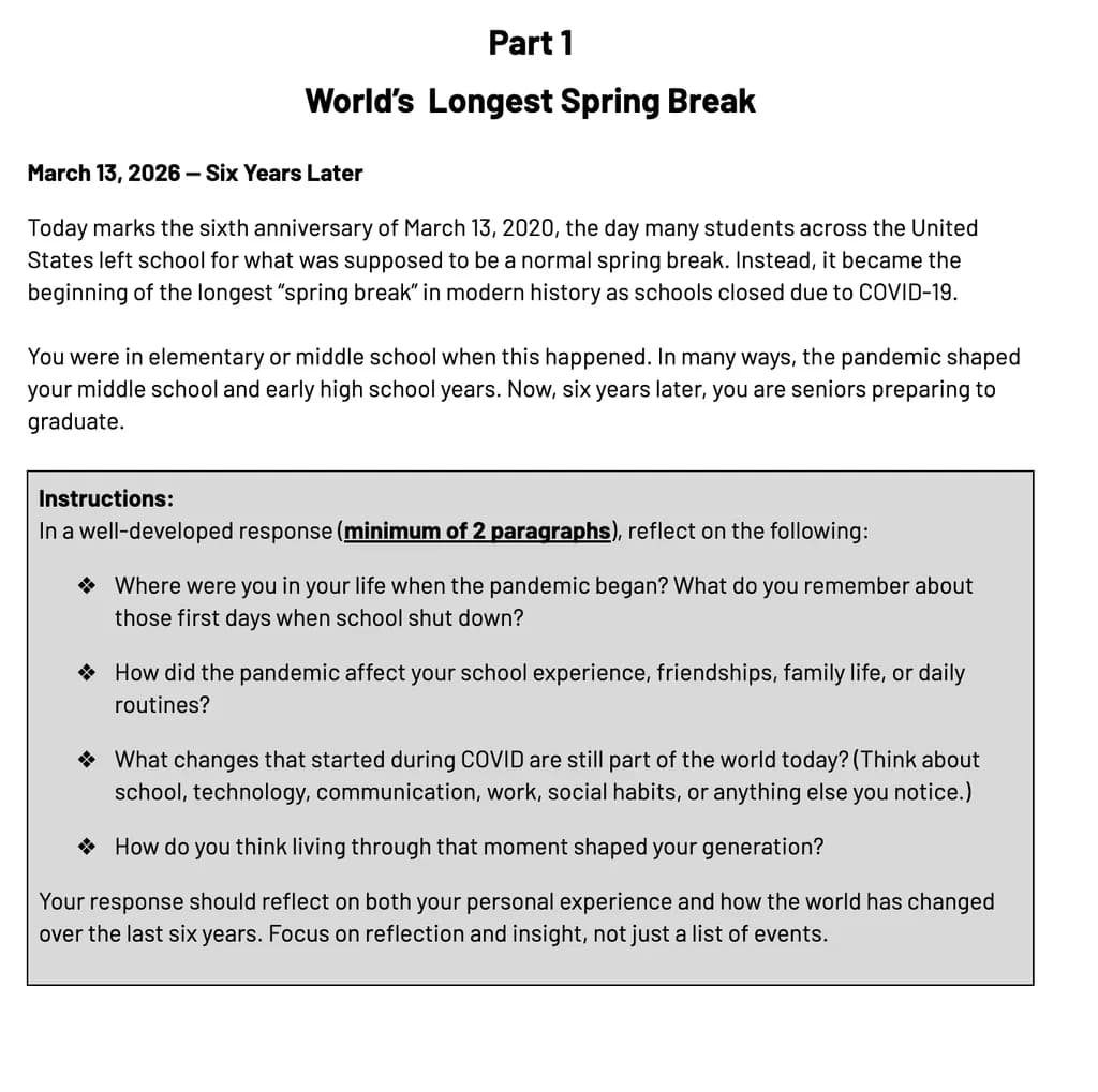 World’s Longest Spring Break