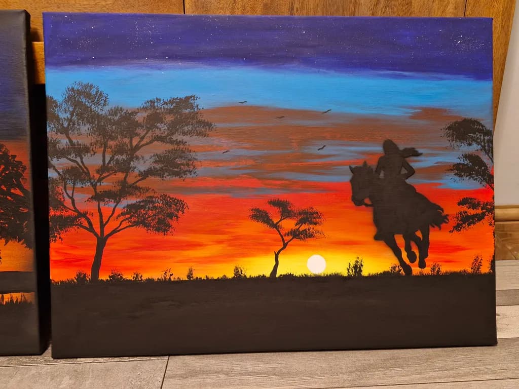 Sunset Rider Silhouette