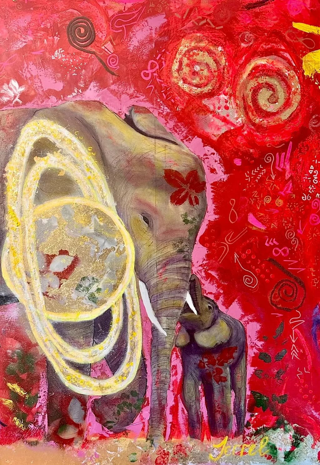 Elephant Embrace