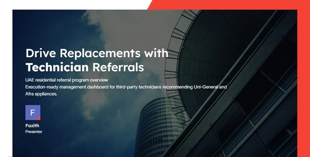 Technician Referral Dashboard
