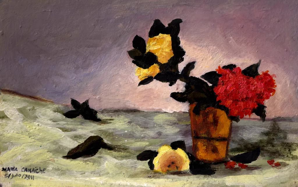 Naturaleza Muerta Floral Arrangement