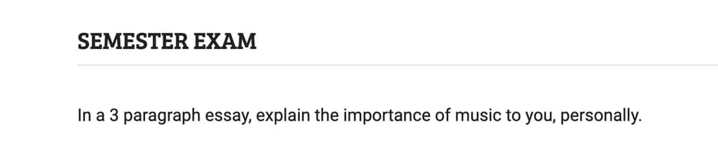 Music Reflection Prompt