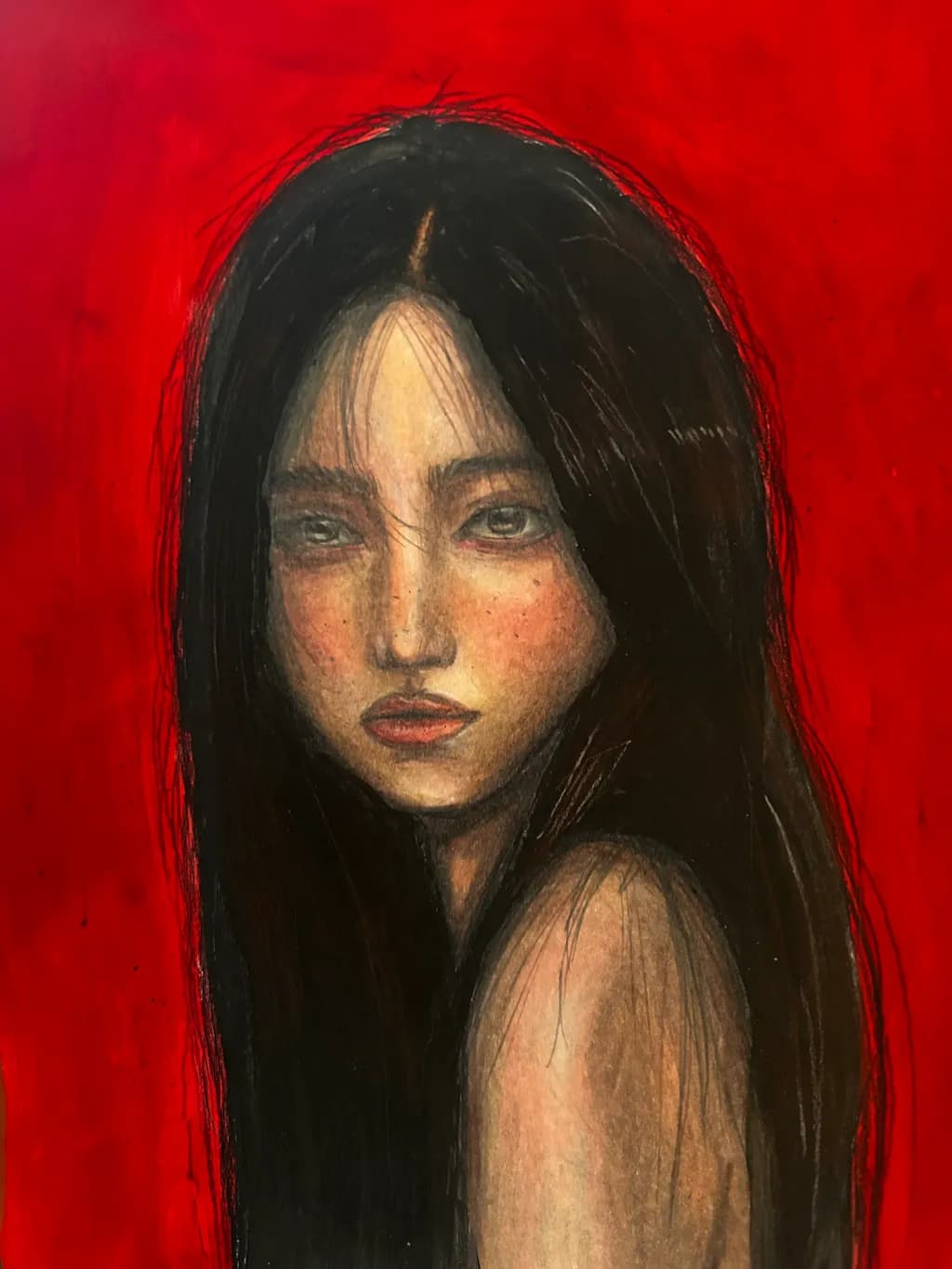 Red-Haired Gaze