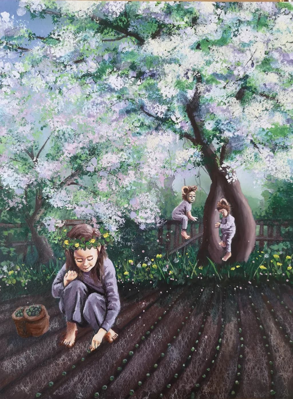 Garden Playtime