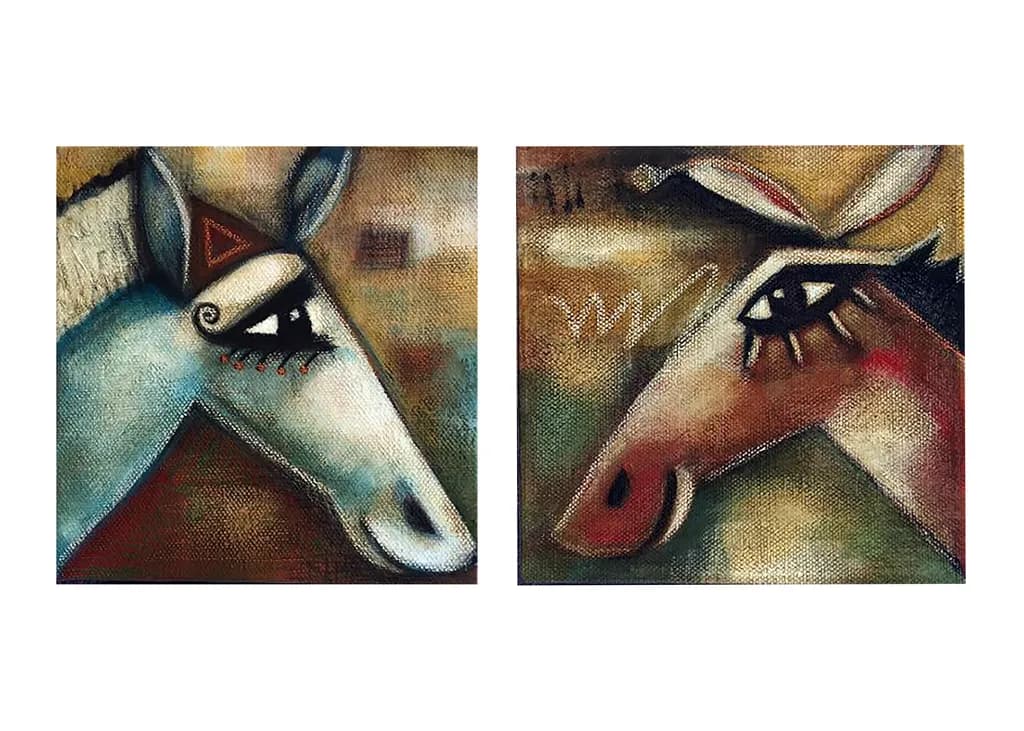 Dual Equine Gaze
