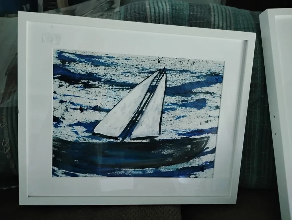 Inbound Sailing Boat