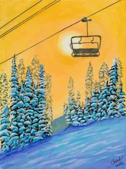 Last Chair at Sundown