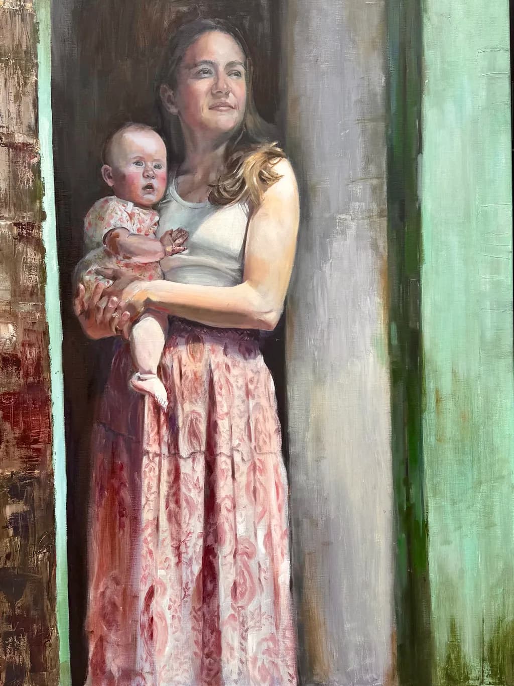Mother and Child in Doorway