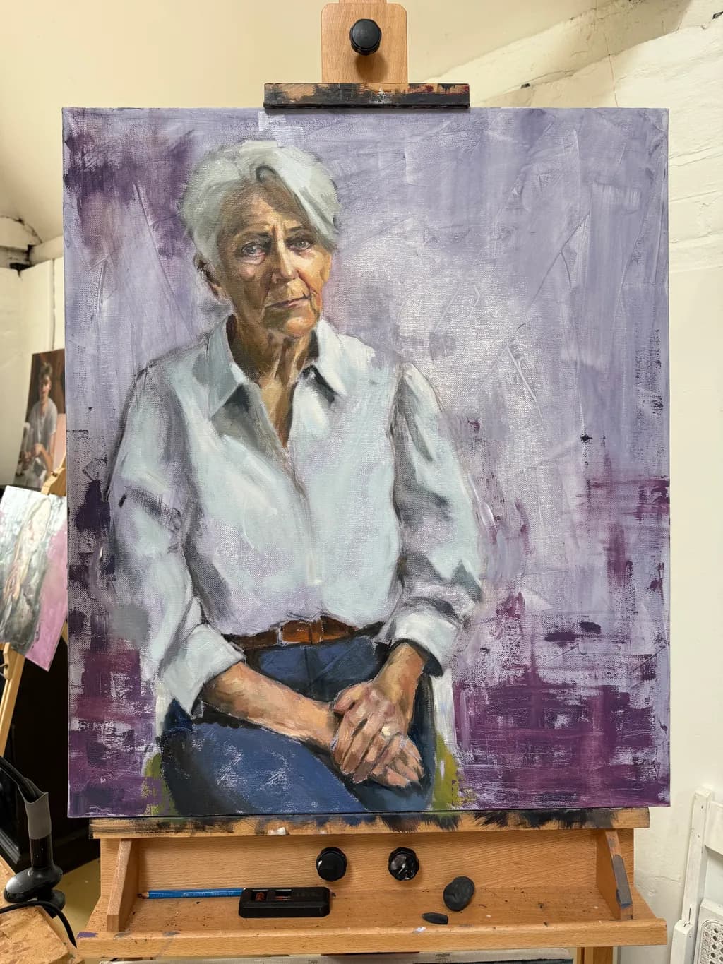 Seated Elderly Woman