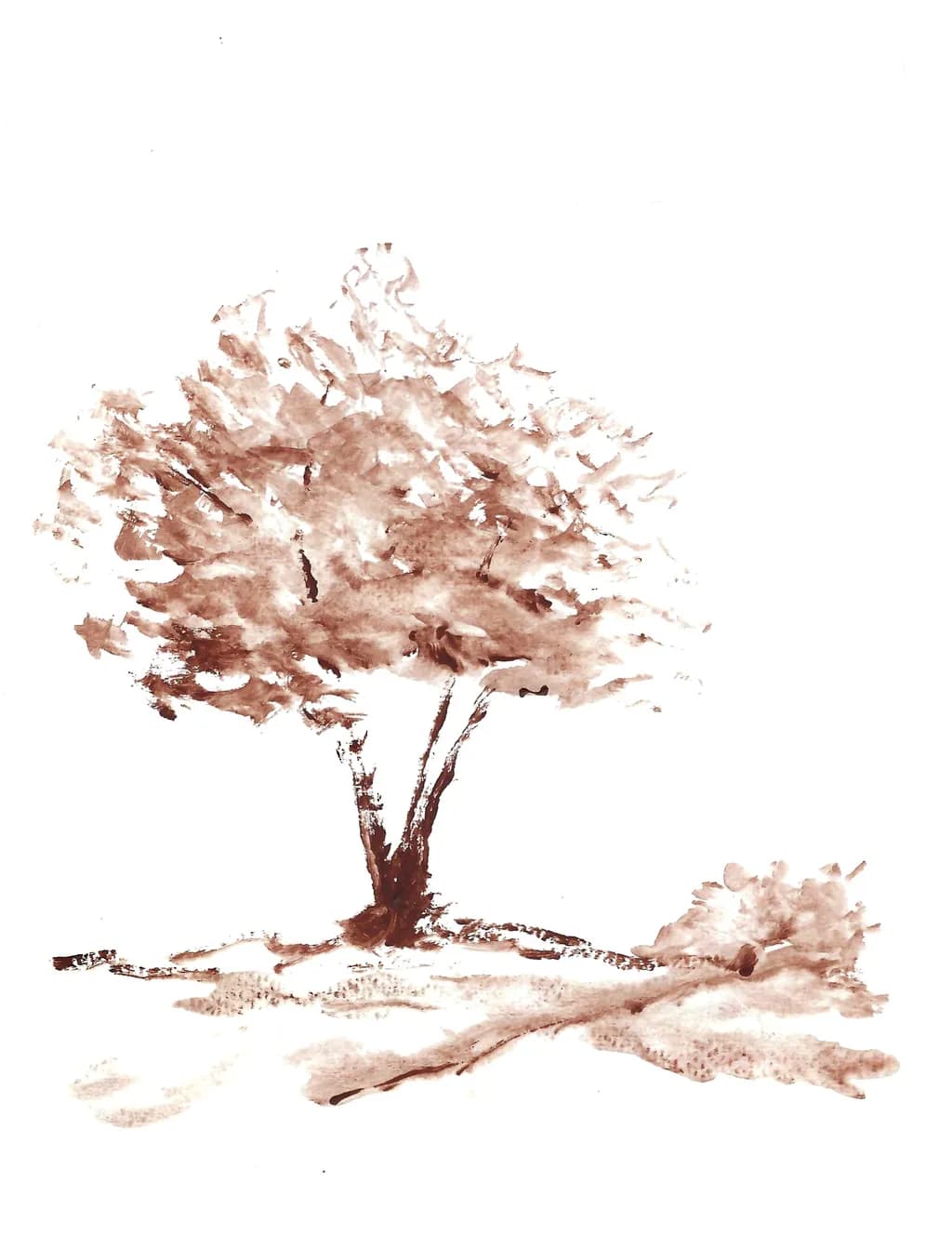 Brown Tree Landscape